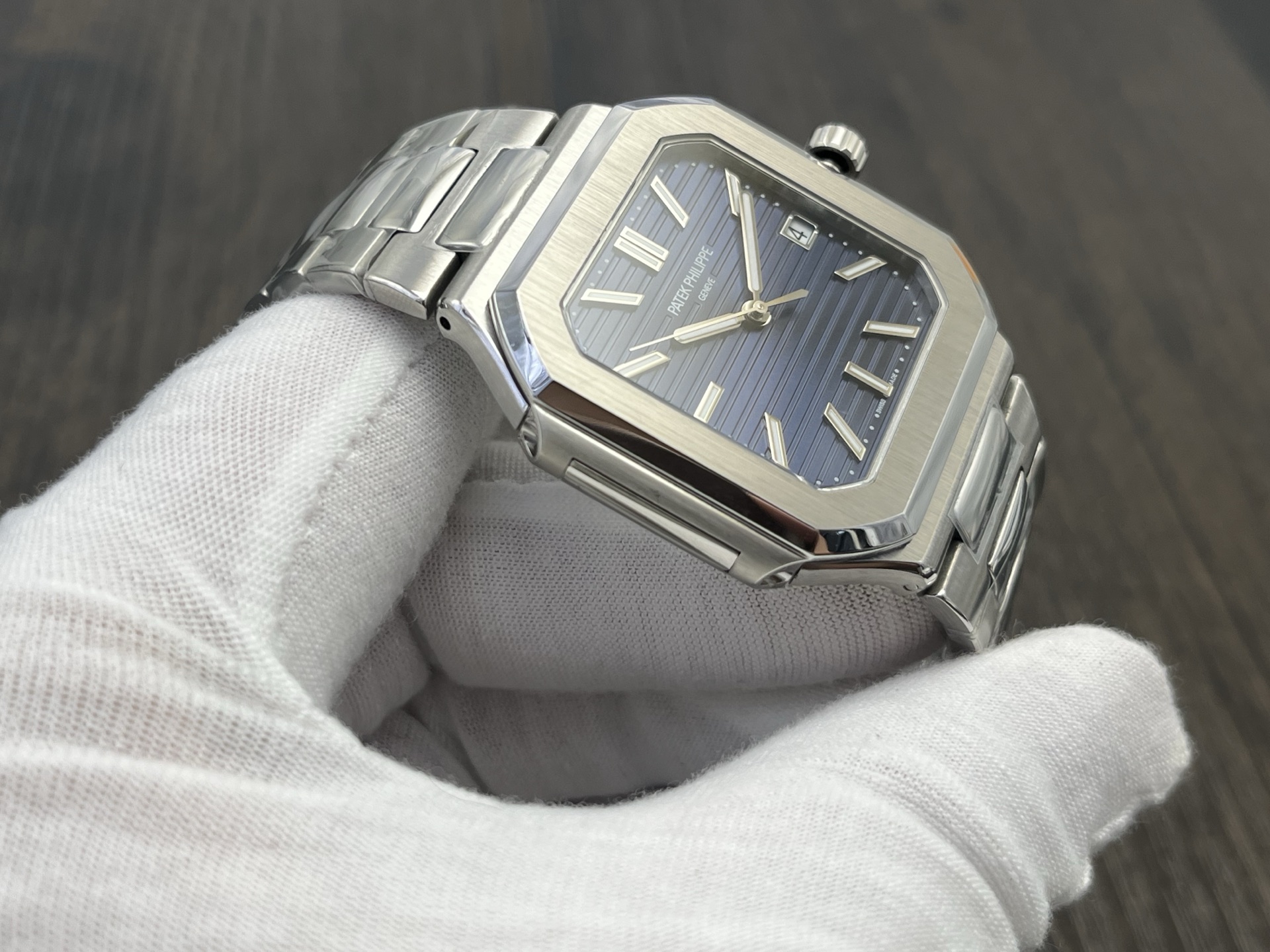 Patek Philippe Cubitus Series Automatic 45mm Blue Dial Stainless Steel - Image 4