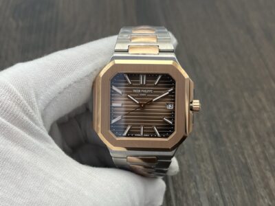 Patek Philippe Cubitus Series Automatic 45mm Coffee Dial Two‑Tone Steel & 18K Rose Gold