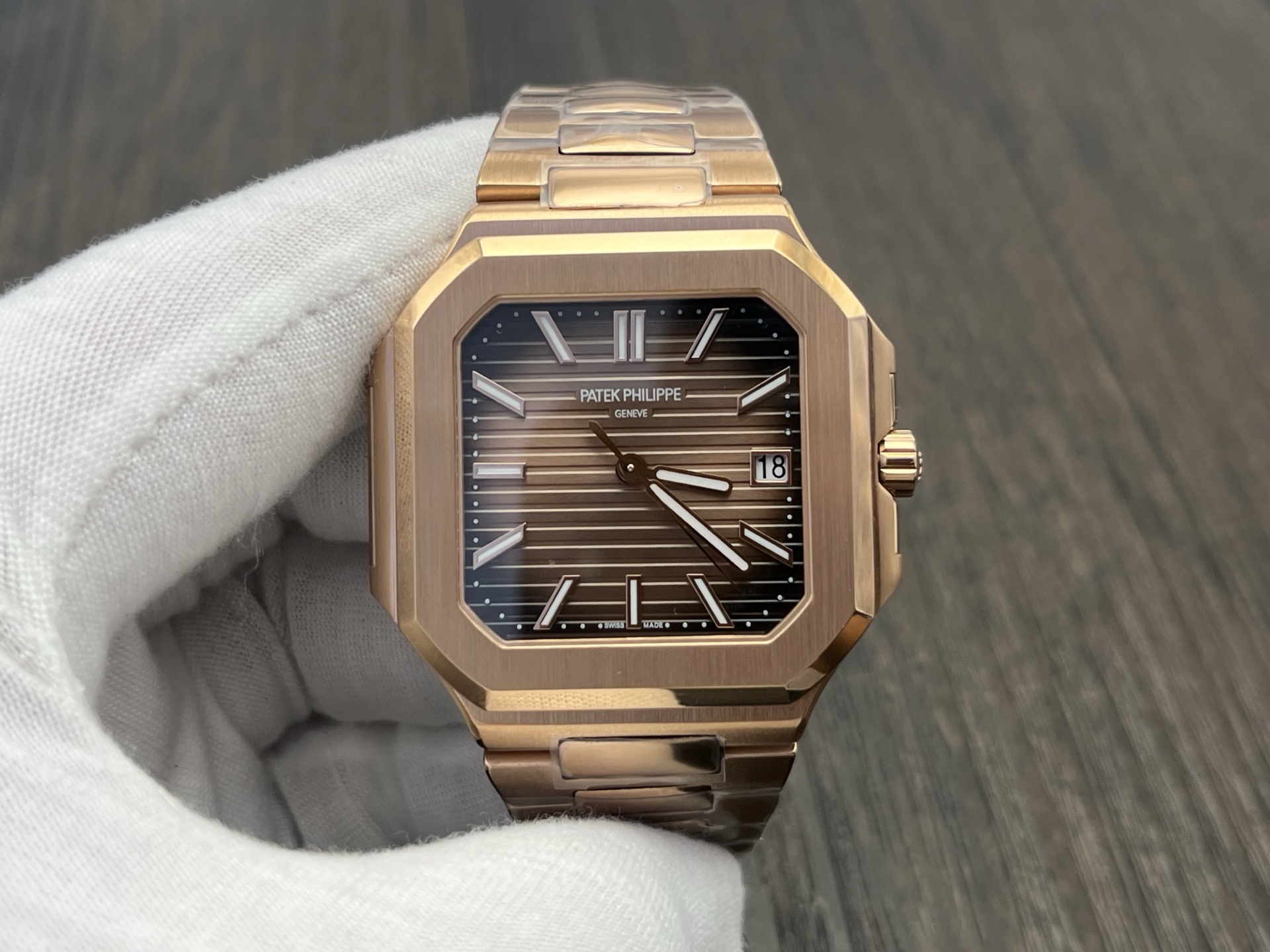 Patek Philippe Cubitus Series Automatic 45mm Coffee Dial 18K Rose Gold
