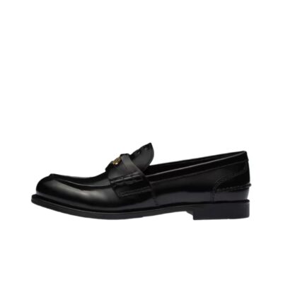 Miu Miu Penny Coin Flat Loafers Women Black