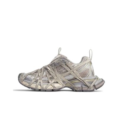 Balenciaga 3XL Mesh Low-Top Gray Sneakers