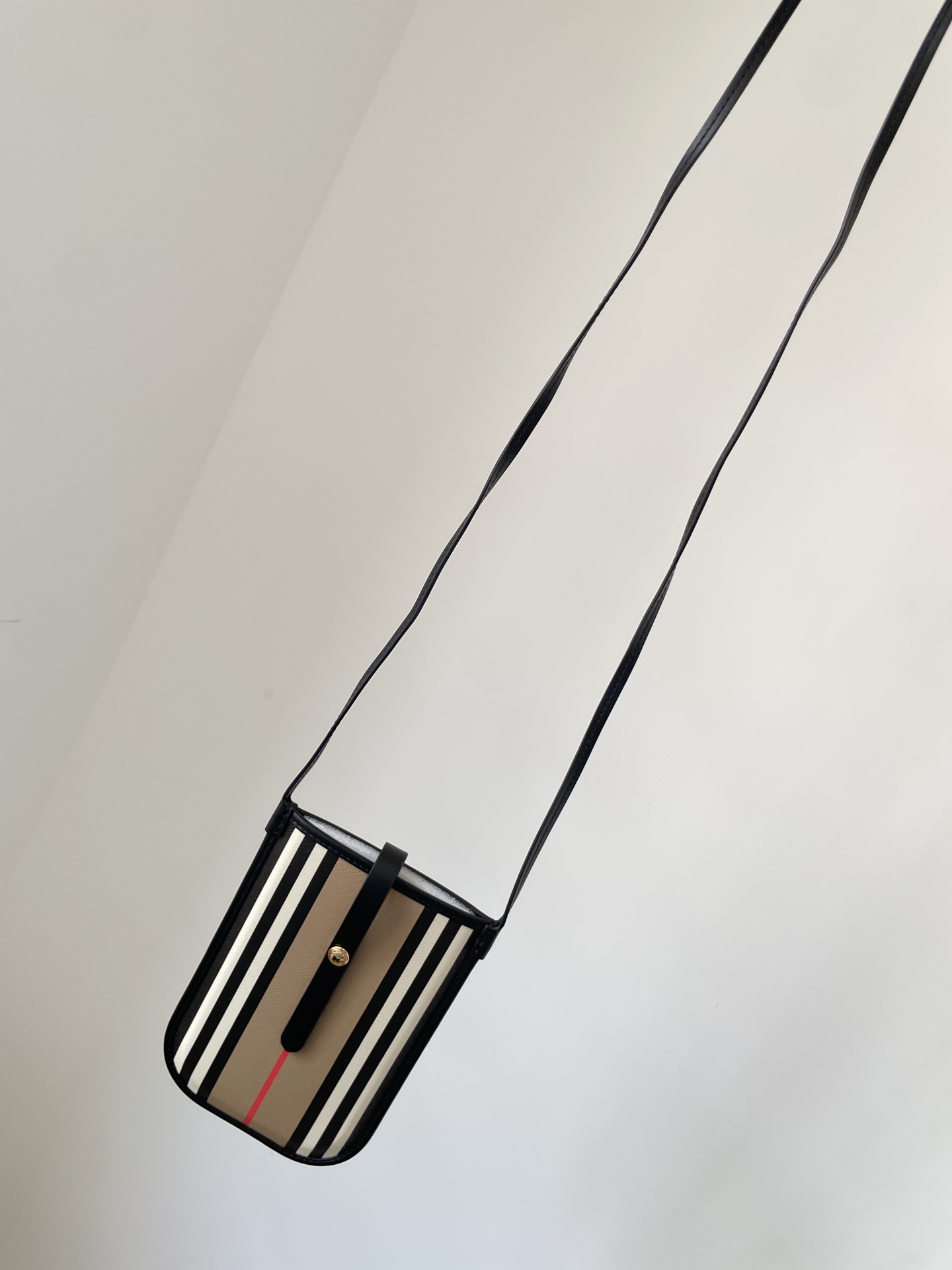 Burberry Icon Stripe Canvas Phone Pouch – Archive Beige - Image 5