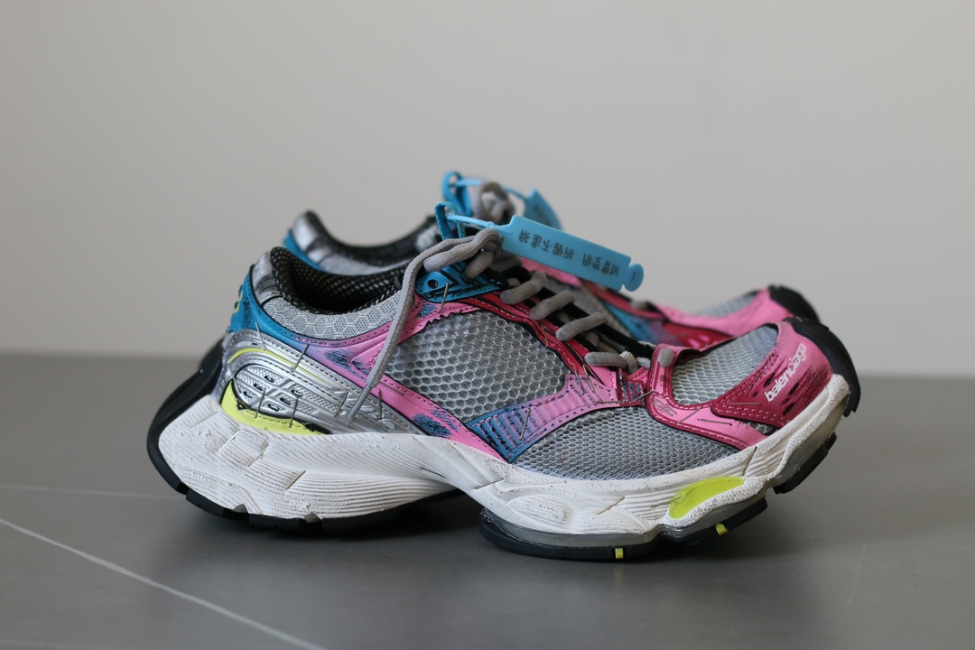 Balenciaga Stapler Round-Toe Thick-Soled Low-Top Sneakers for Women - Image 2