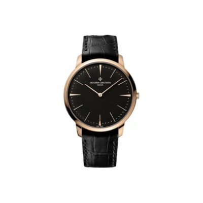 VACHERON CONSTANTIN Patrimony Manual Mechanical Watch 40mm Black Dial Red Gold Case