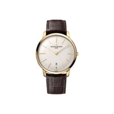 VACHERON CONSTANTIN Patrimony Automatic Mechanical Watch 40mm White Dial Yellow Gold Case