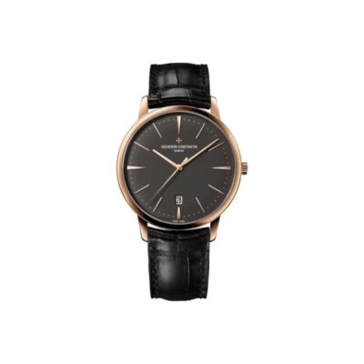 VACHERON CONSTANTIN Patrimony Automatic Mechanical Watch 40mm Black Dial Red Gold Case