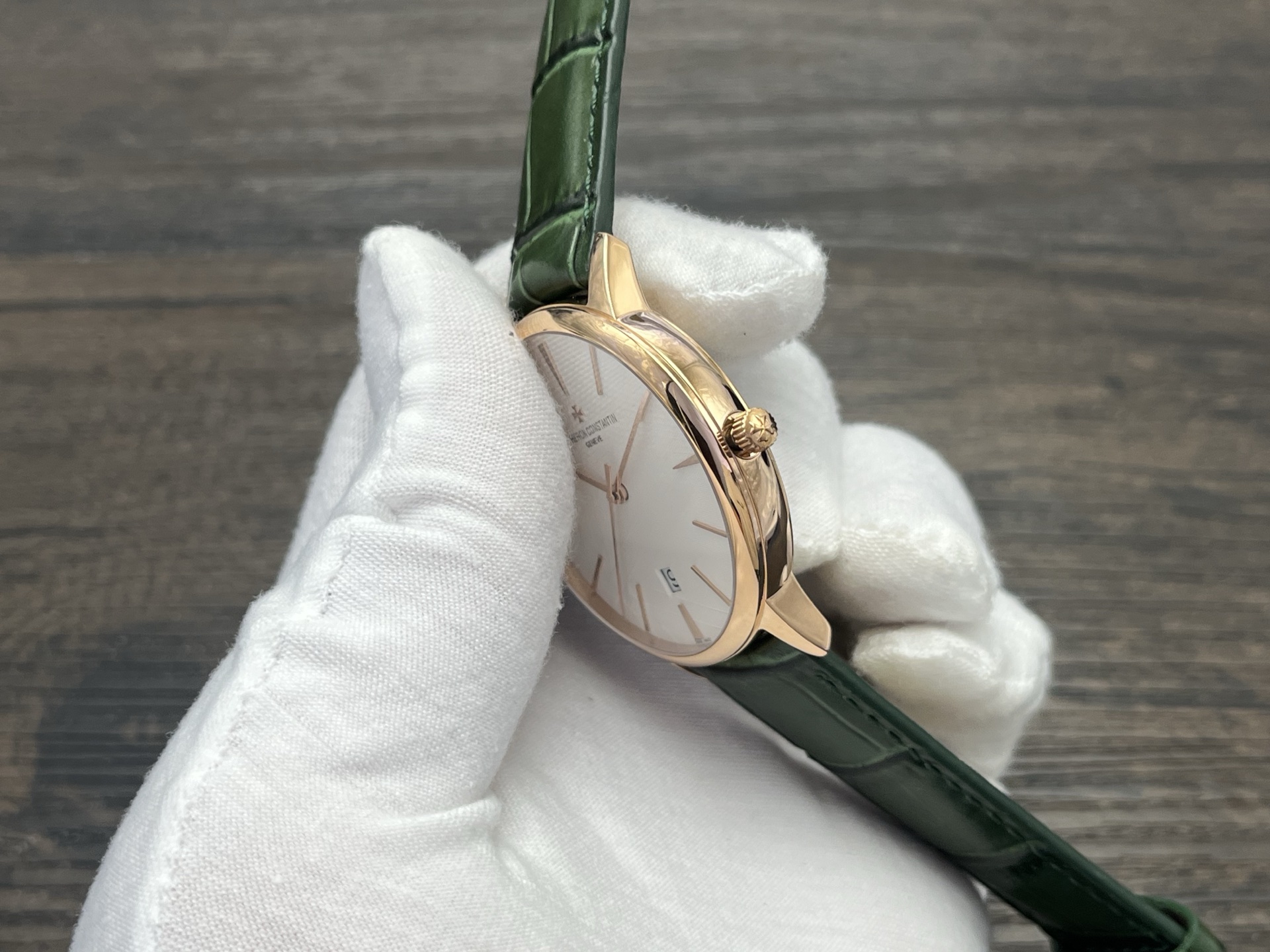 VACHERON CONSTANTIN Patrimony Automatic Mechanical Watch 40mm Silver Dial 18K Pink Gold Case - Image 7