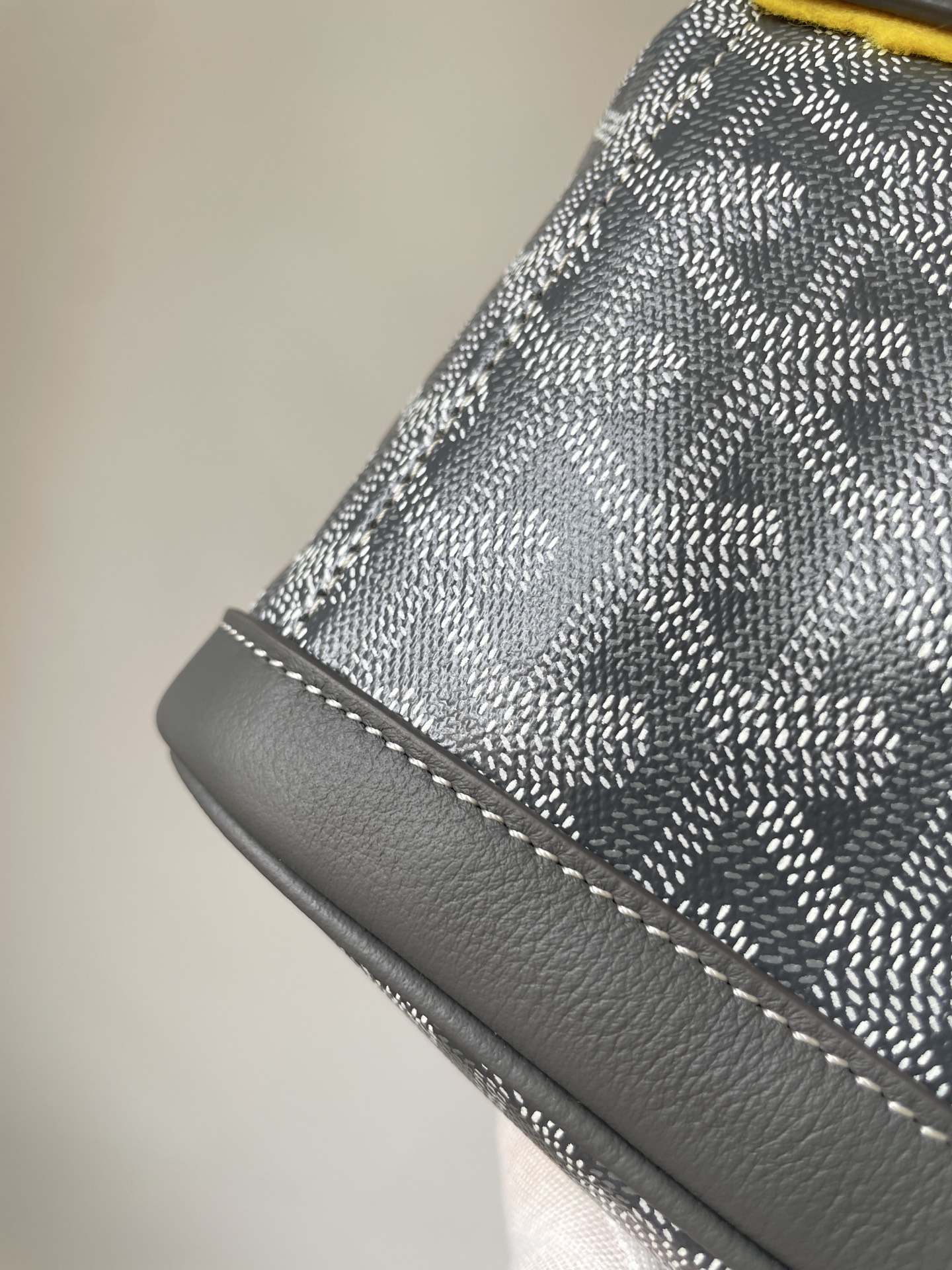 GOYARD Alpin Mini Canvas & Leather Backpack – Gray - Image 5