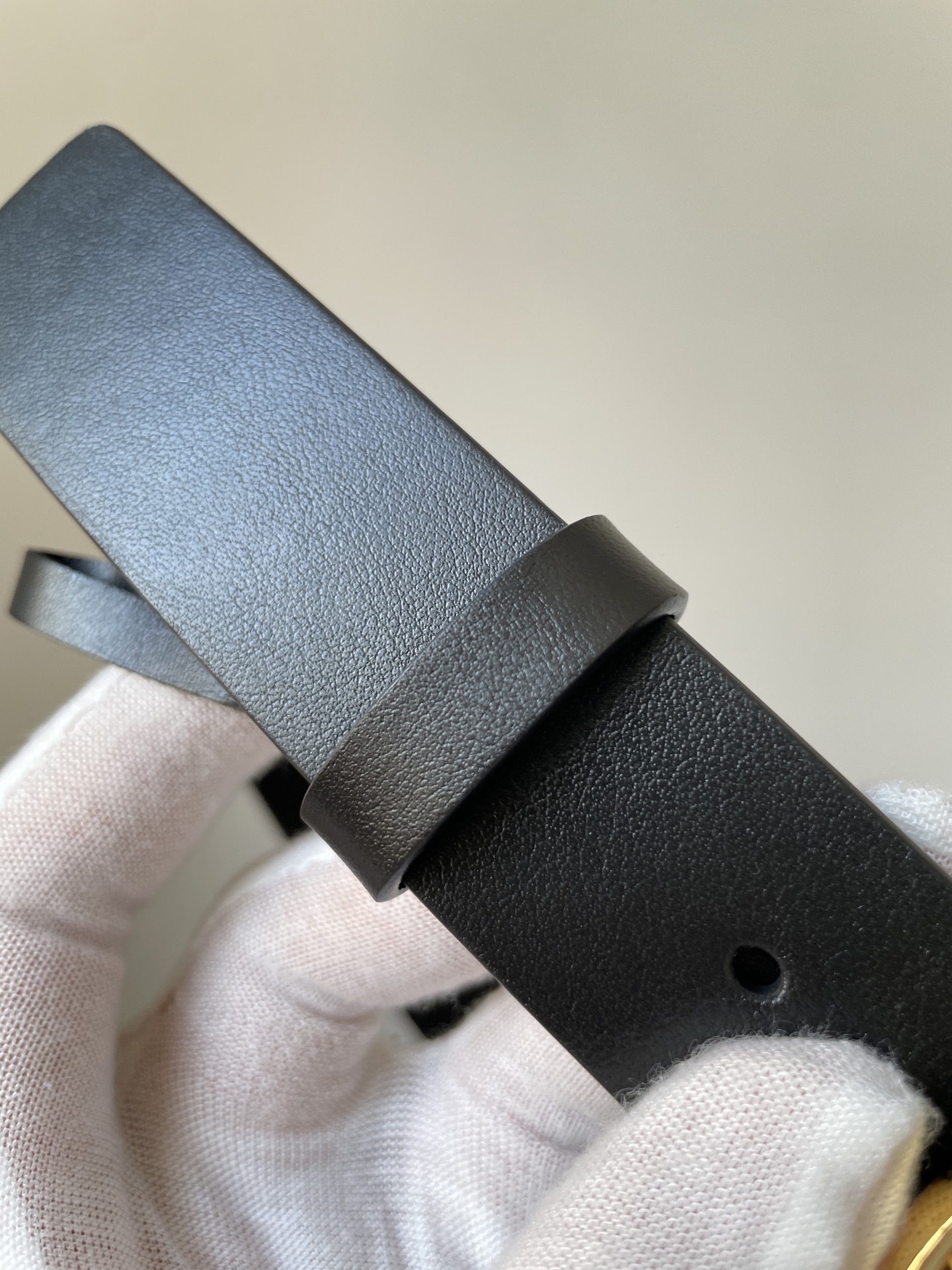 Dior CD Buckle Calfskin Metal Belt Women Black - Image 6