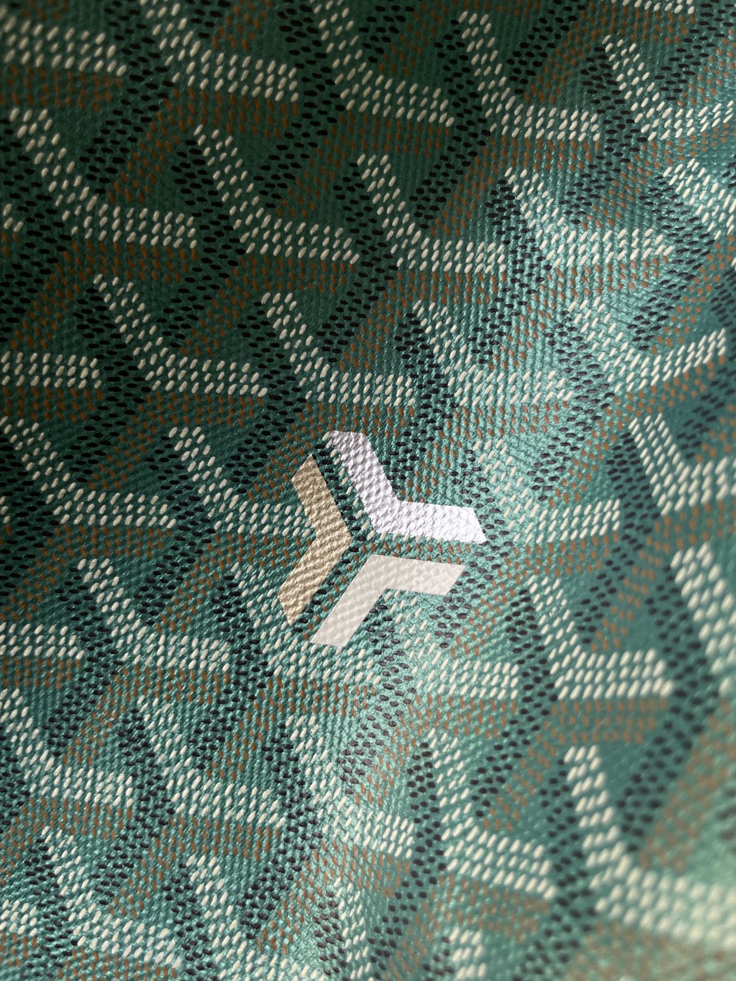 GOYARD Bohème Hobo Canvas & Calfskin Shoulder Tote – Green - Image 5