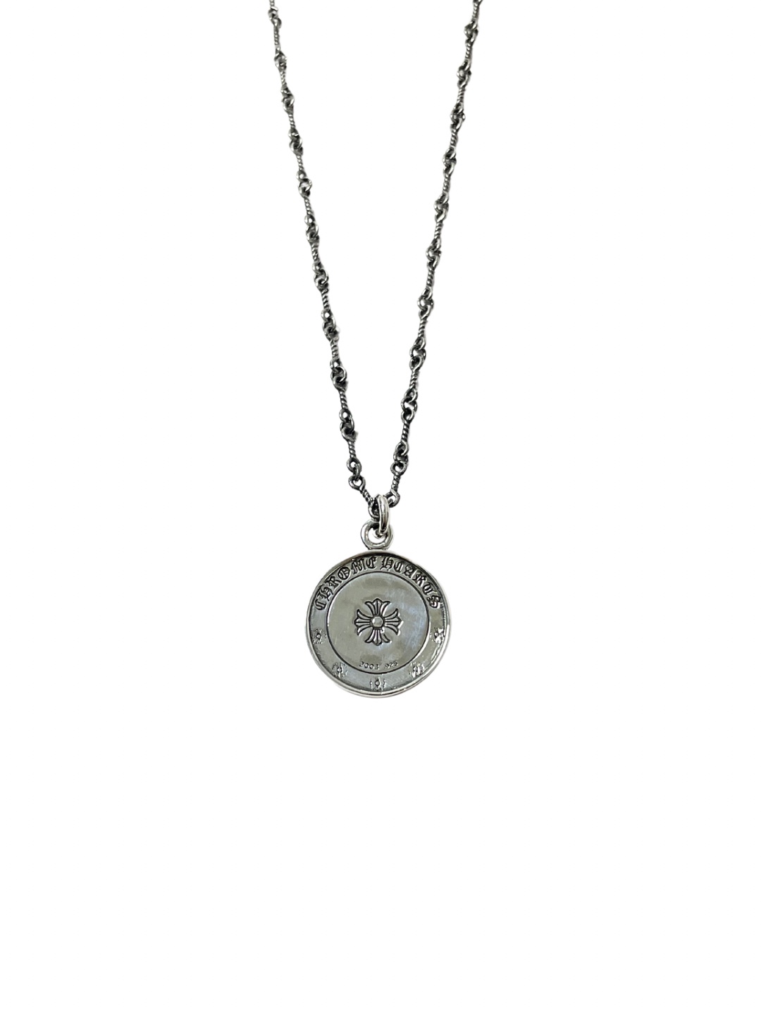 Chrome Hearts Full Diamond Angel Medallion Necklace - Image 2