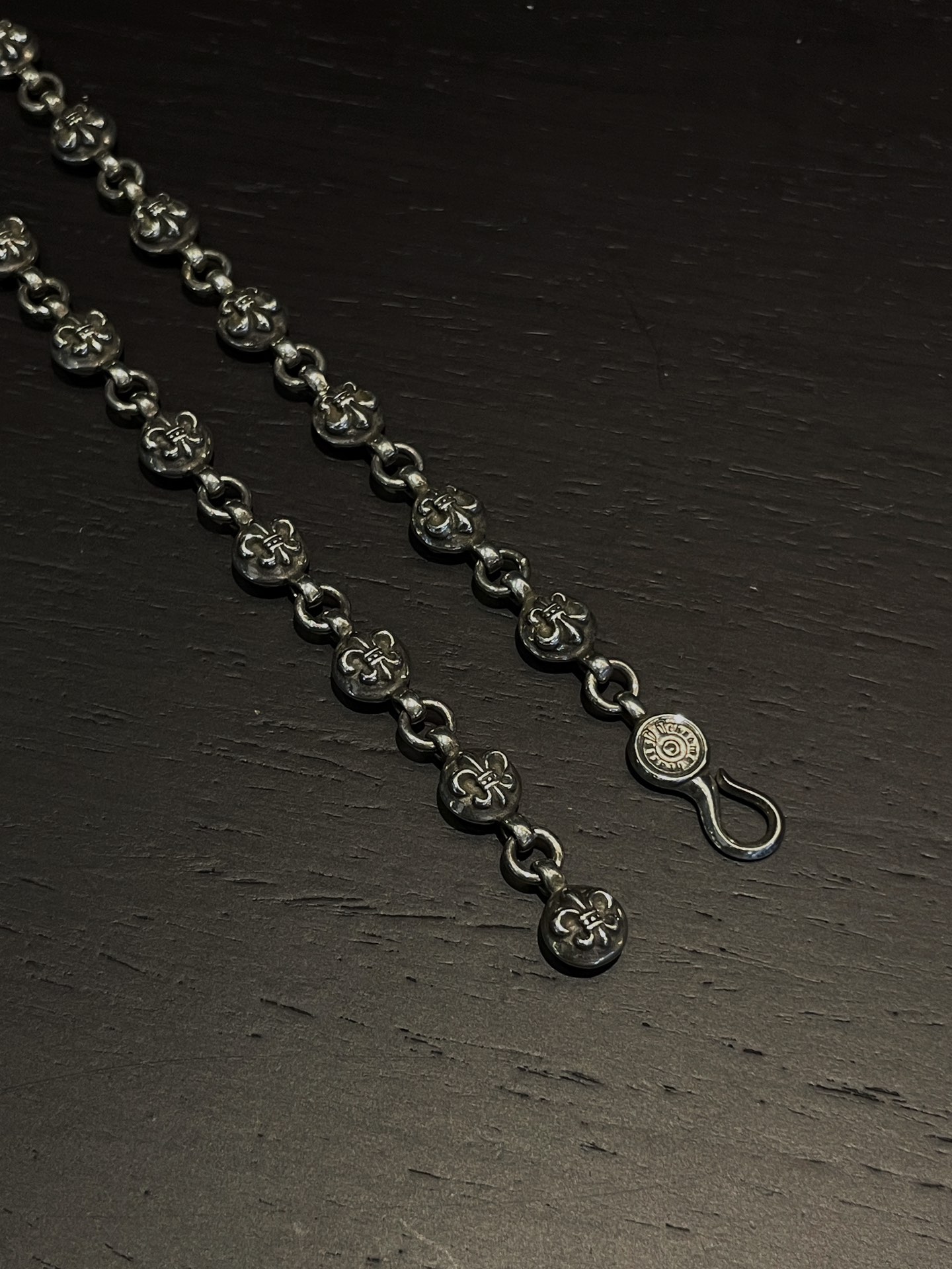 Chrome Hearts Beaded Cross Flower Necklace - Image 6