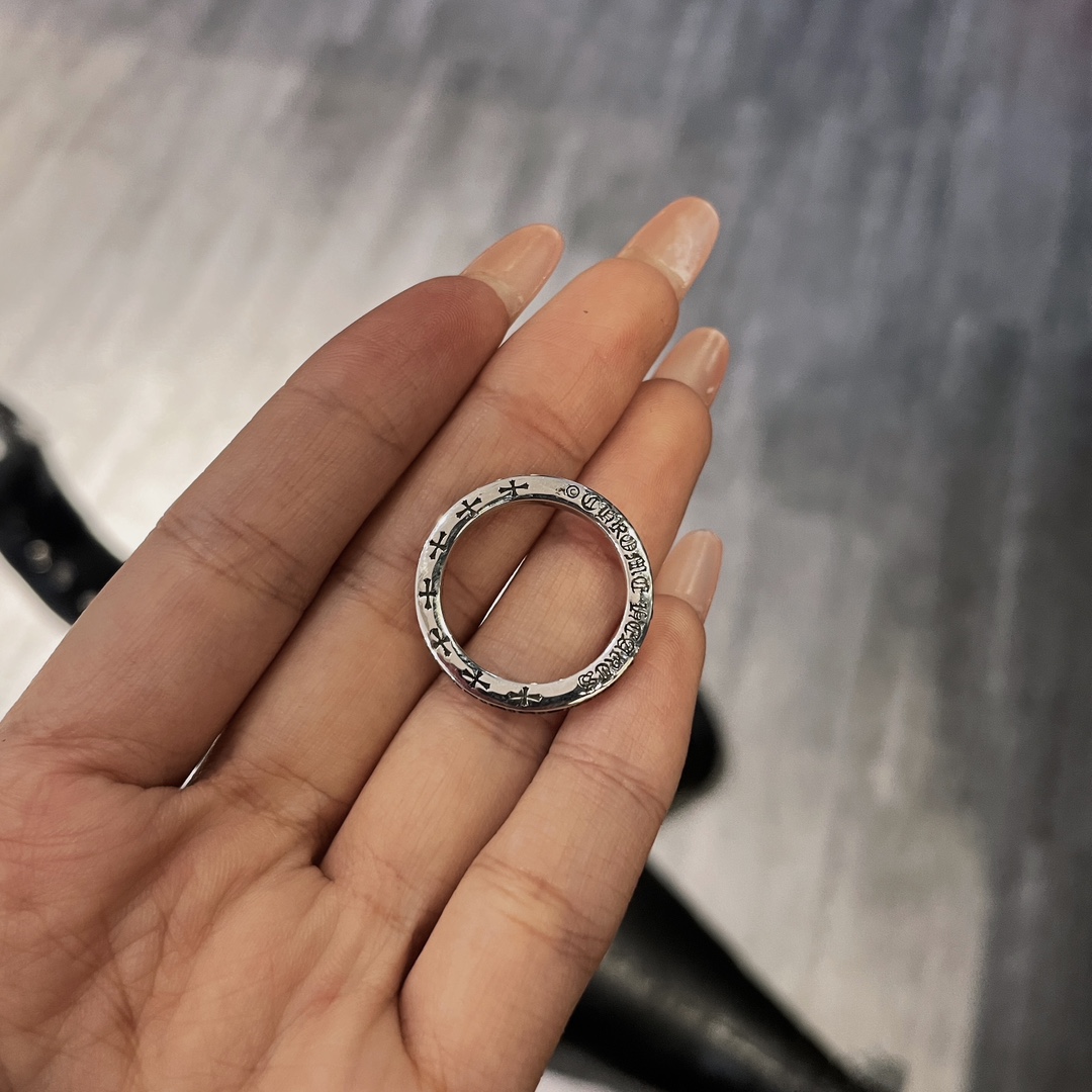 Chrome Hearts 3mm Red Diamond Band - Image 5