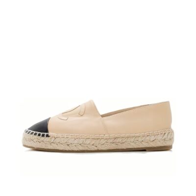 Chanel Espadrilles Lightweight Durable Casual Shoes Women Beige