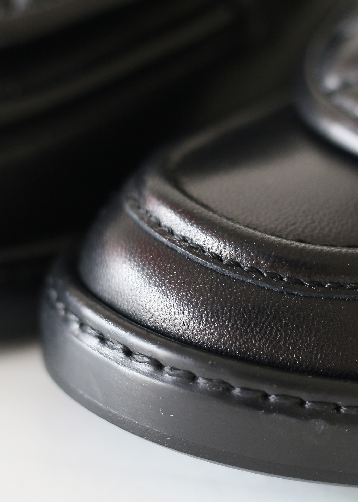 Chanel Loafers Lambskin Flat Casual Shoes Women Black - Image 7