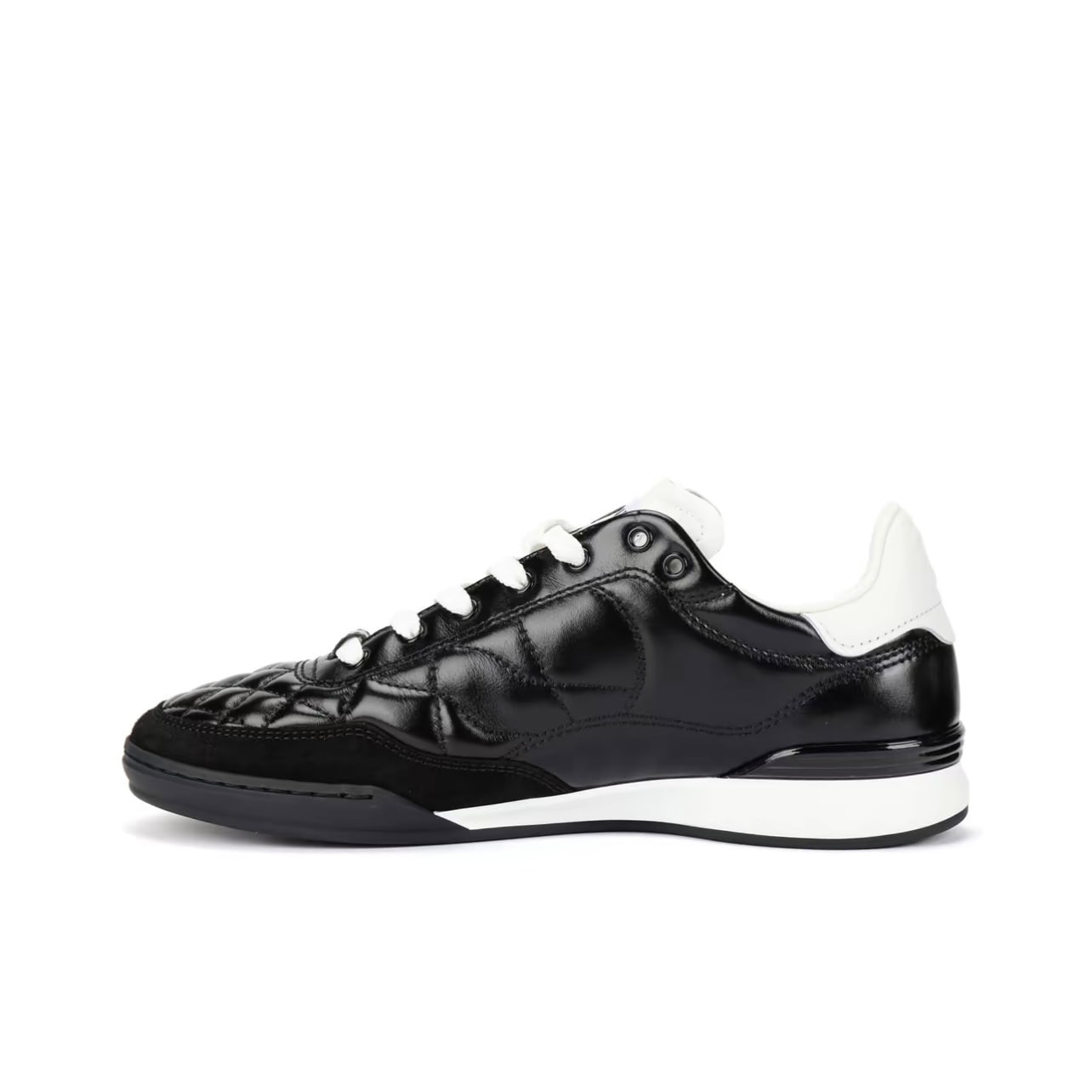 Chanel 25S Round Toe Flat Lace-Up Low-Top Sneakers Women Black