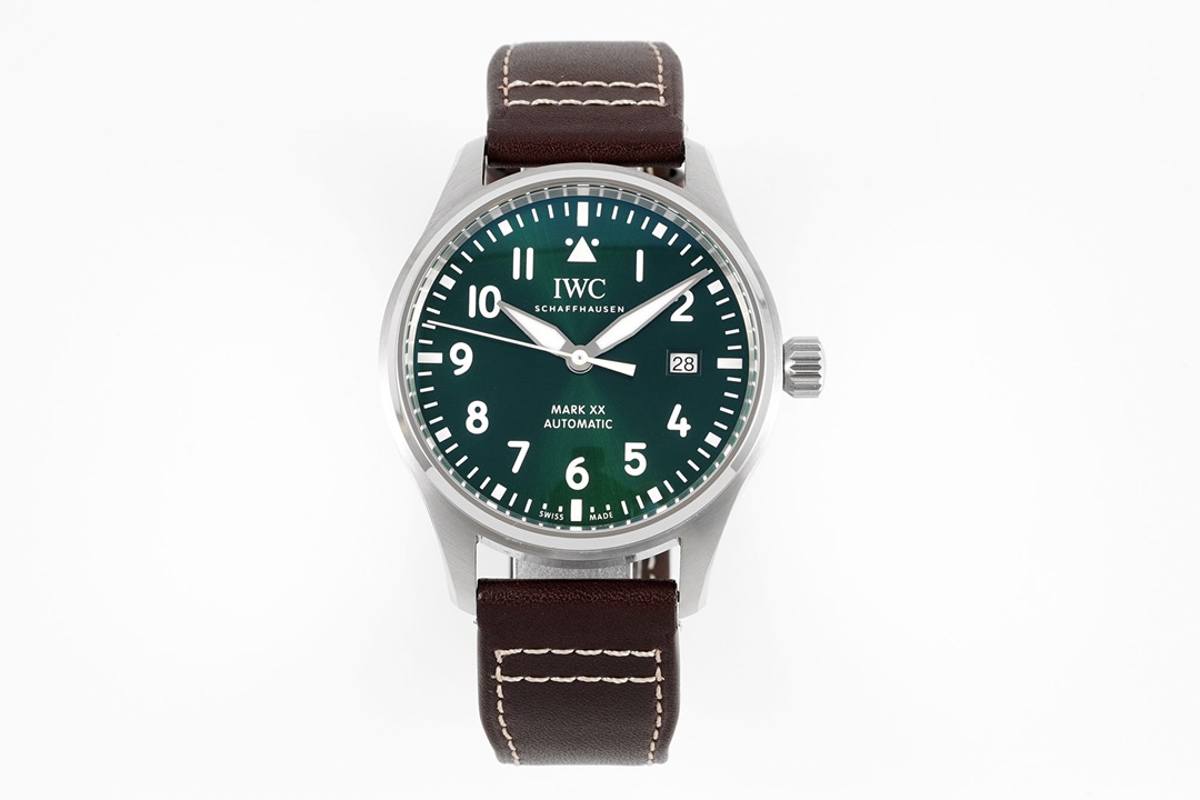IWC Pilot’s Watch Mark XX 40mm Green Dial Stainless Steel