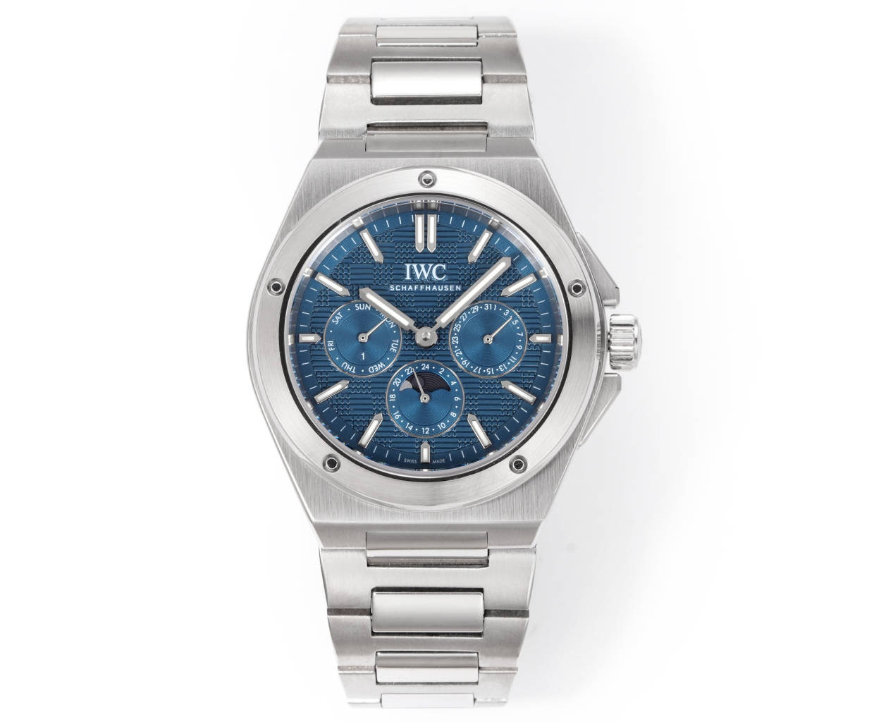 IWC Ingenieur Automatic 41.6mm Blue Dial Stainless Steel Men's Watch