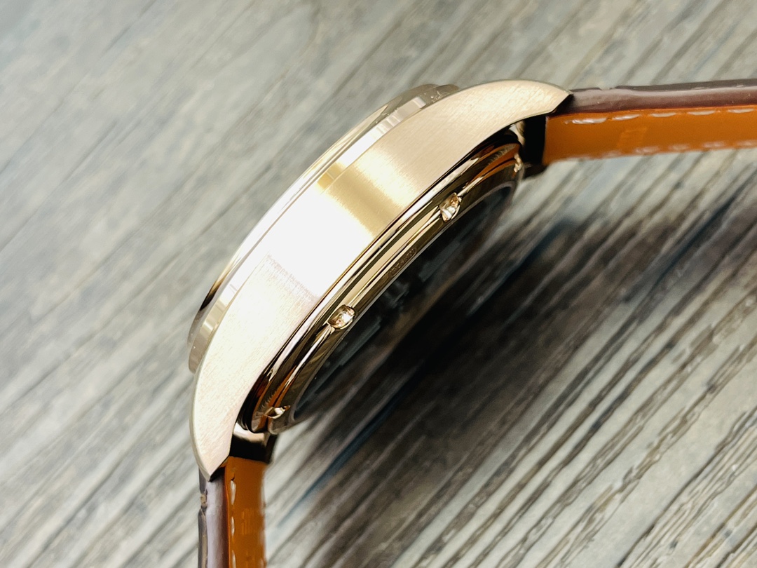 IWC Portuguese Automatic IW358306 Men's Watch 40.4mm White Dial 18ct Rose Gold Case Leather Strap - Image 7