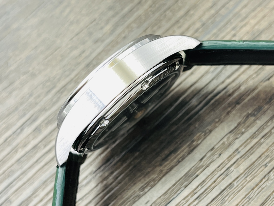 IWC Portuguese Automatic IW358310 Men's Watch 40.4mm Green Dial Stainless Steel Case Leather Strap - Image 7