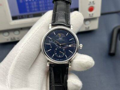 IWC Portofino Hand-Wound 150th Anniversary Edition 45mm Blue Dial Watch