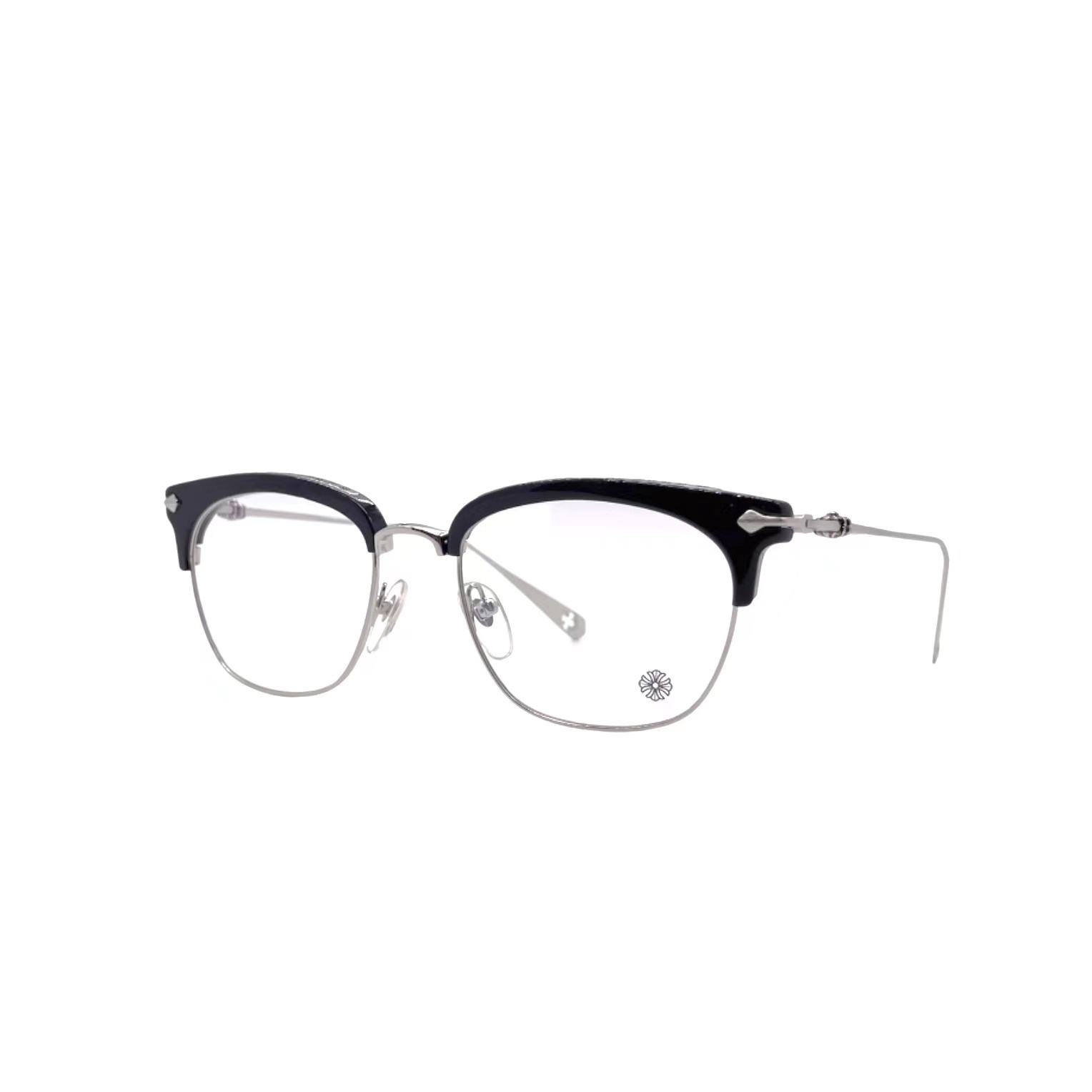 Chrome Hearts Classic Cross Floral Half-Frame - Image 2