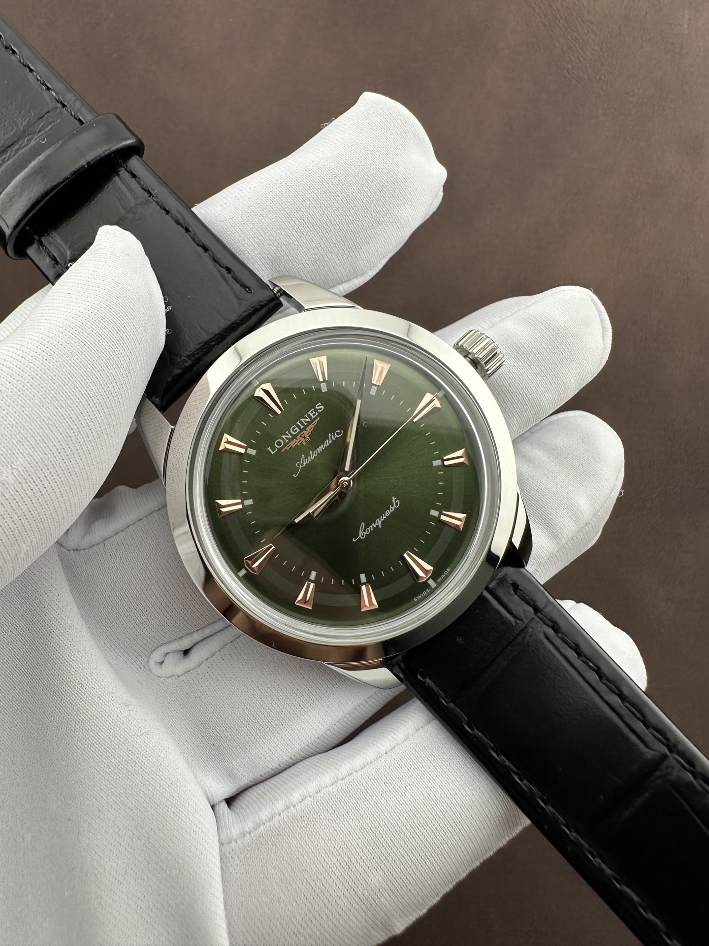 Longines Conquest Heritage 38mm Green Dial - Image 2