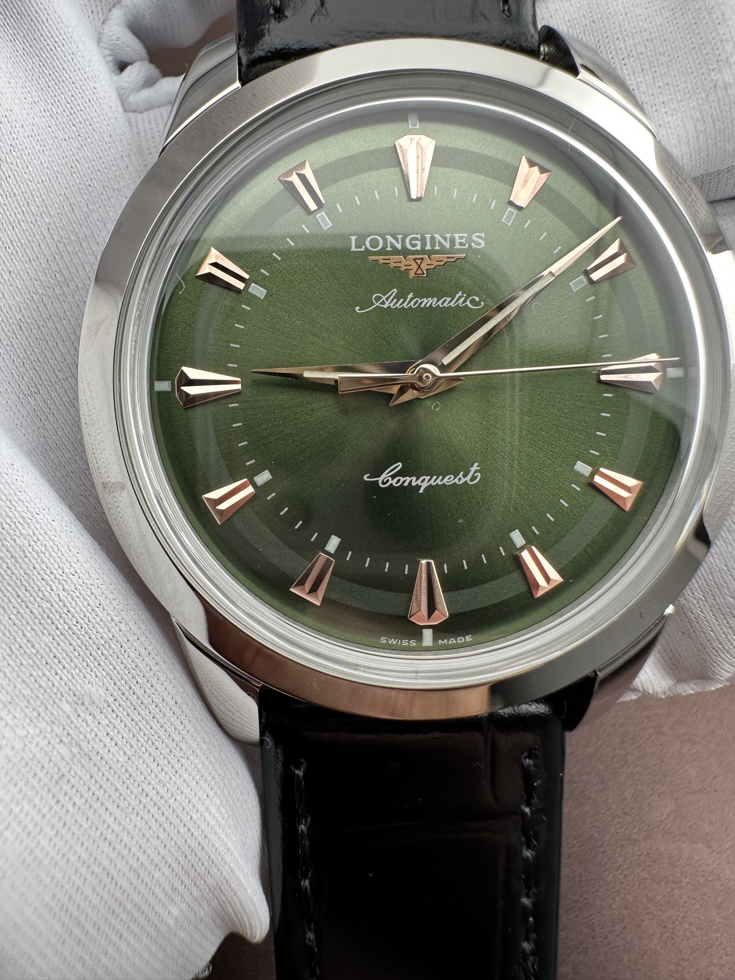 Longines Conquest Heritage 38mm Green Dial - Image 5