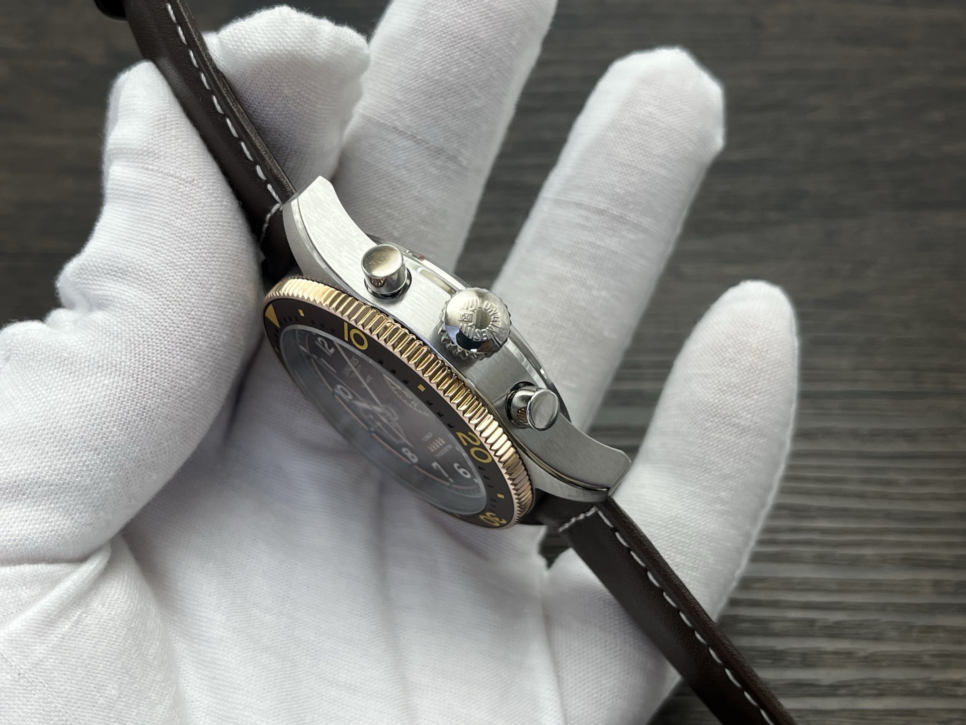 Longines Spirit Flyback Chronograph 42mm Brown Dial - Image 7