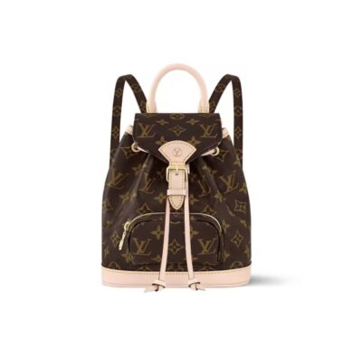 Louis Vuitton Montsouris Mini Monogram Canvas Backpack - Brown