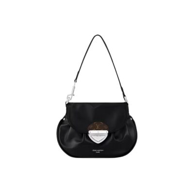 Louis Vuitton Sunset Vibe Black Lambskin Yuanbao Bag