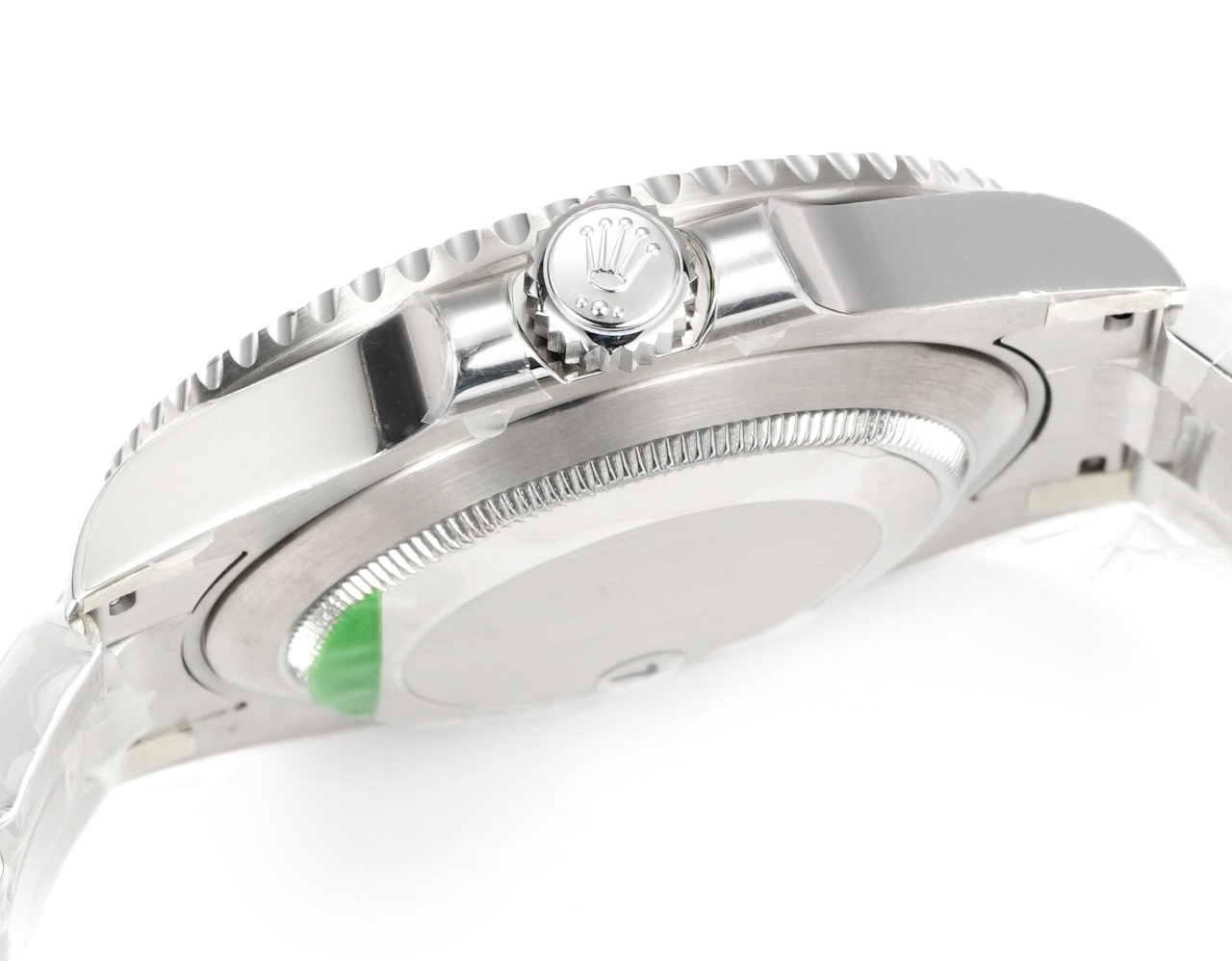 Rolex Submariner Date Blue Bezel White Gold - Image 6