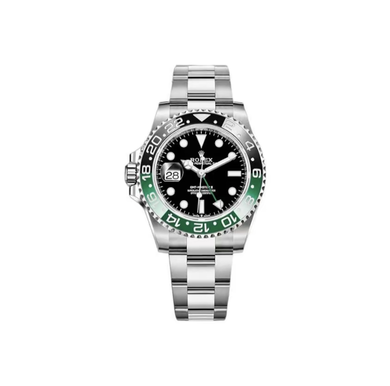 Rolex GMT-Master II Left-Handed Sprite 40mm – Automatic 3285 Movement, 100m Water Resistance