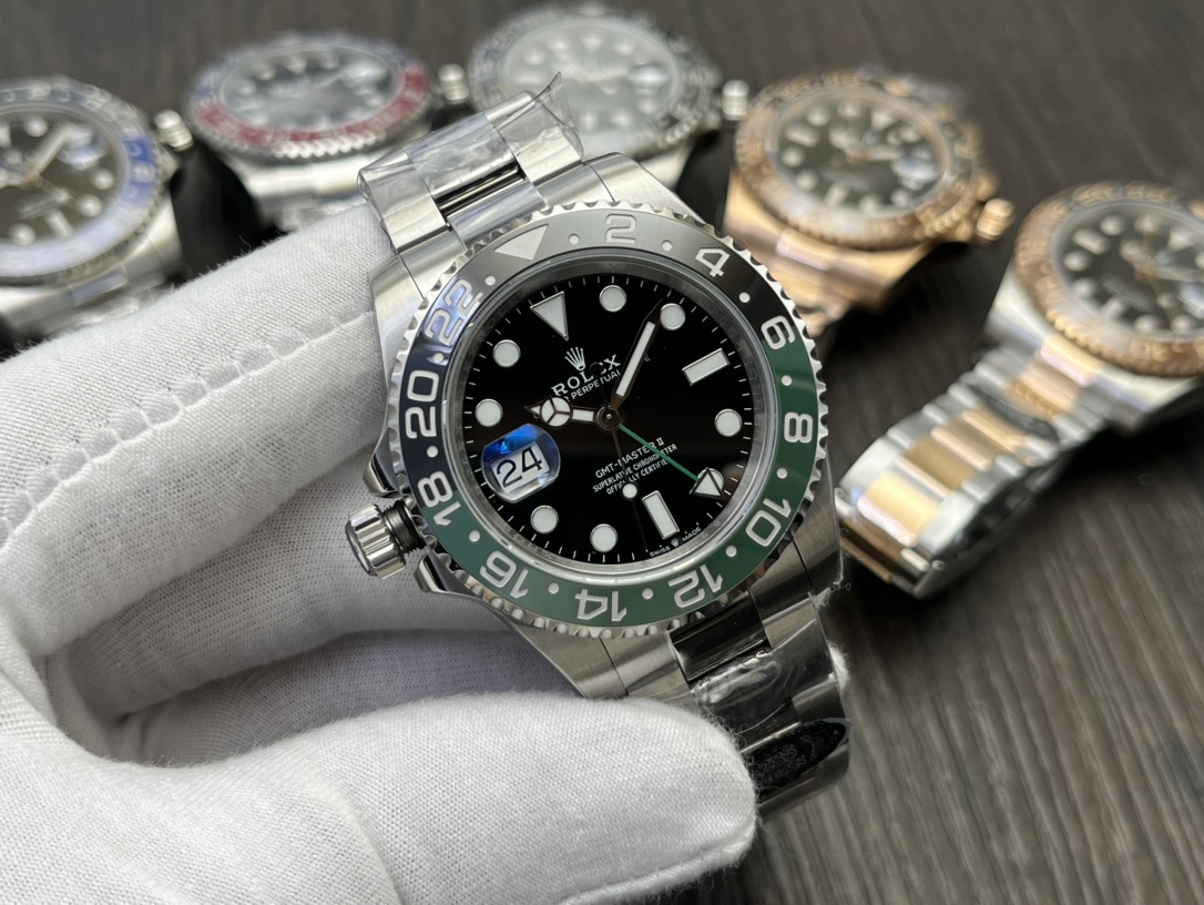 Rolex GMT-Master II Left-Handed Sprite 40mm – Automatic 3285 Movement, 100m Water Resistance - Image 2