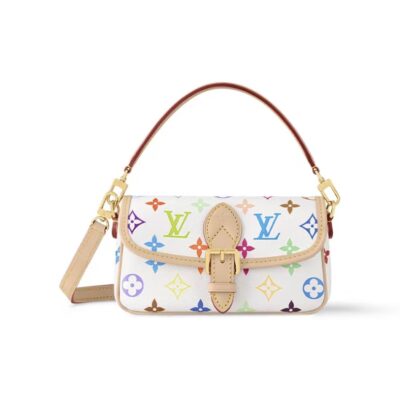 Louis Vuitton x Takashi Murakami Diane Nano Shoulder Bag - White Multicolor