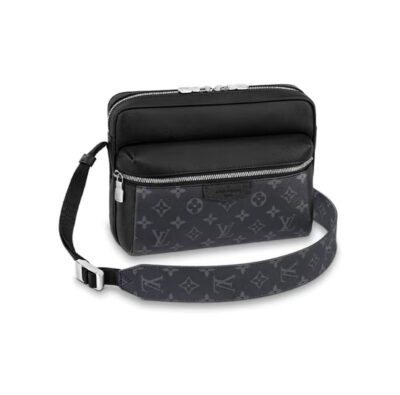 Louis Vuitton Outdoor Messenger Bag Monogram Eclipse Black