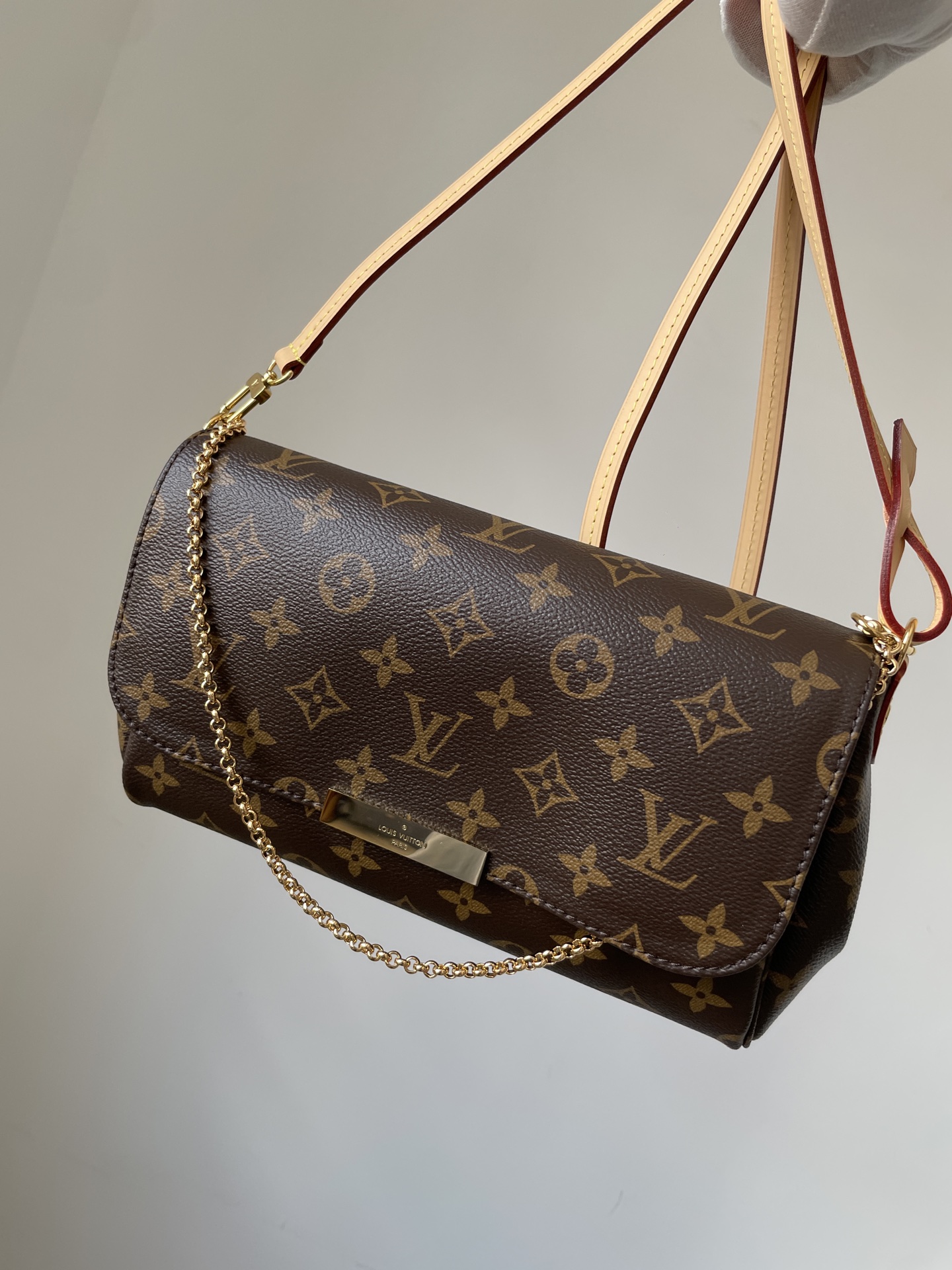 Louis Vuitton Favorite Monogram Chain Flap Bag Brown - Image 2