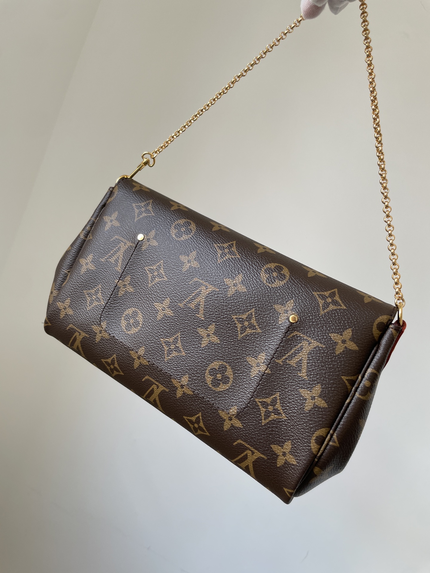 Louis Vuitton Favorite Monogram Chain Flap Bag Brown - Image 6