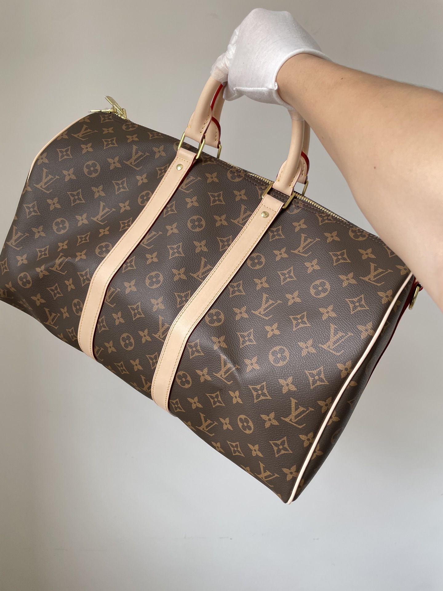 Louis Vuitton Keepall 45 Monogram Canvas Travel Bag – Unisex - Image 2