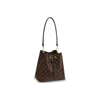 Louis Vuitton NéoNoé MM Monogram Canvas Bucket Bag Brown