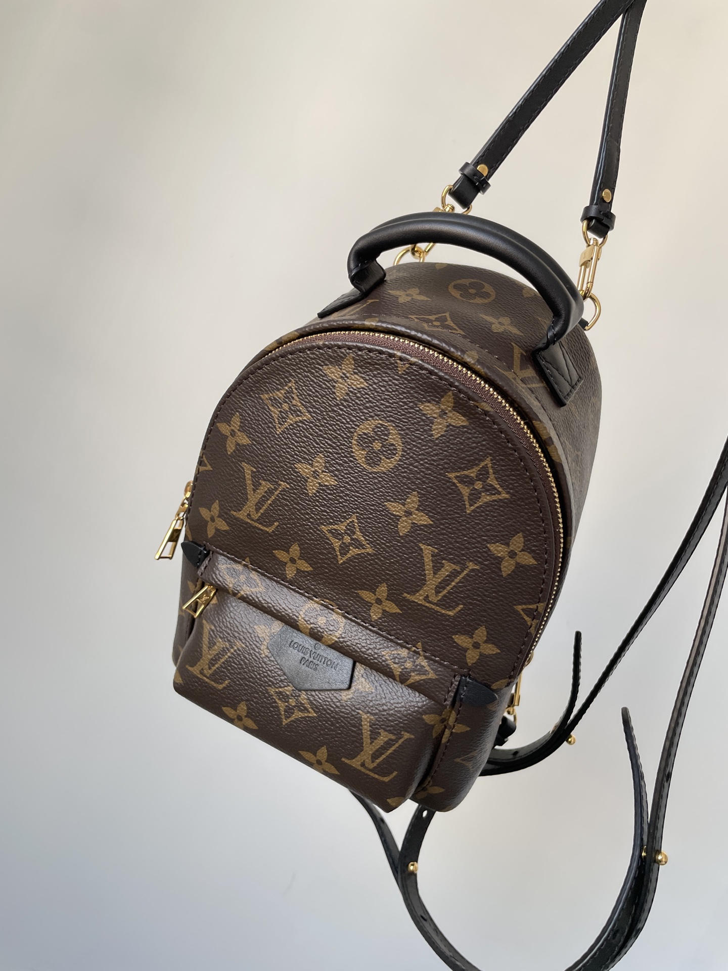 Louis Vuitton Palm Springs Mini Monogram Canvas Backpack Brown - Image 2