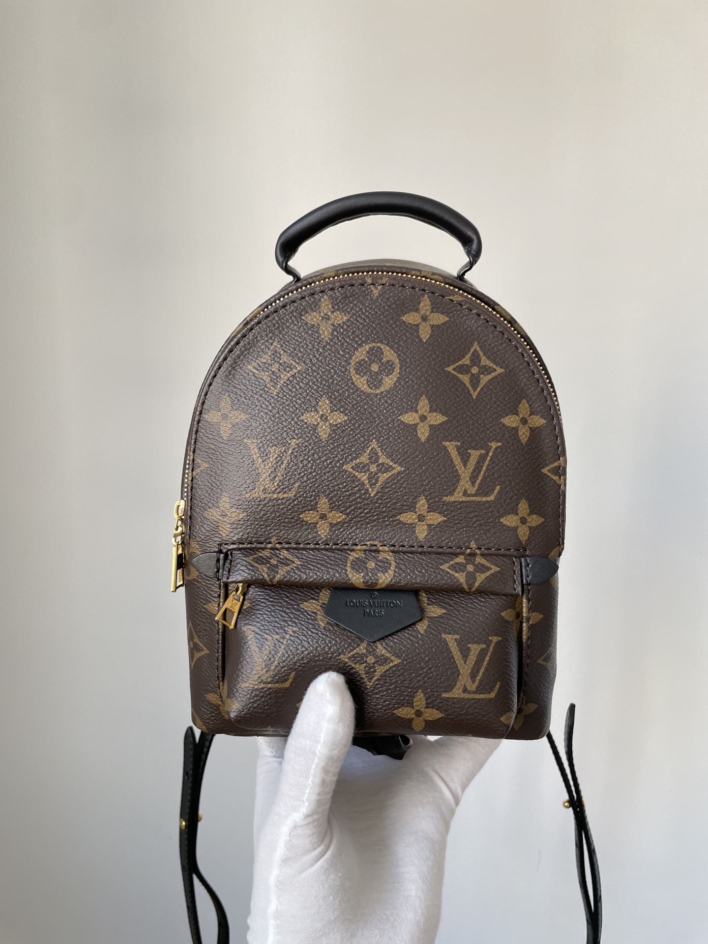 Louis Vuitton Palm Springs Mini Monogram Canvas Backpack Brown - Image 3