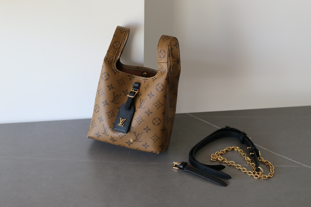 Louis Vuitton Atlantis BB Monogram Reverse Canvas Tote Bag Brown - Image 2
