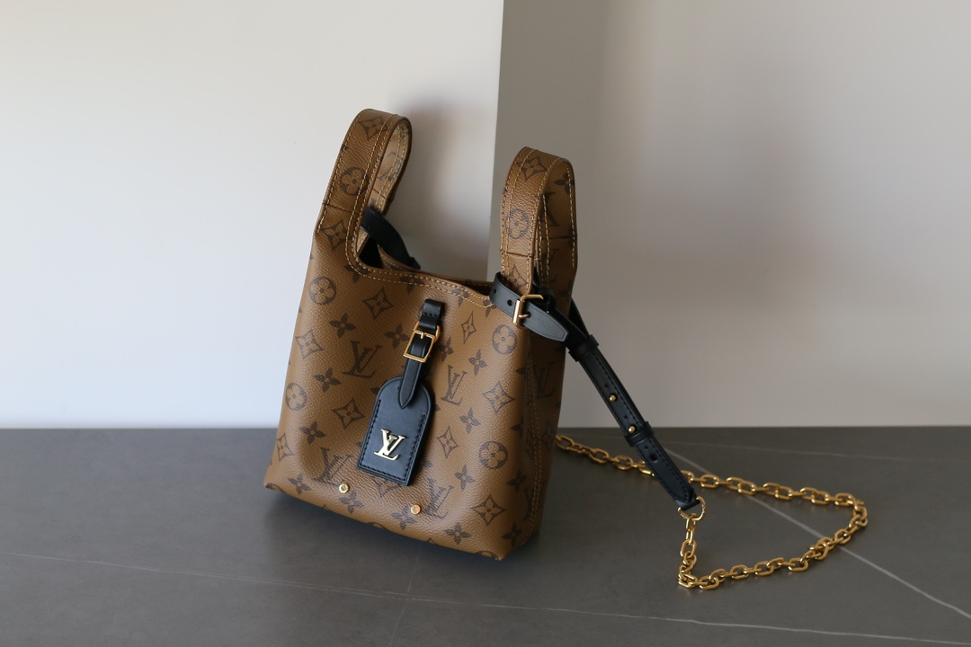 Louis Vuitton Atlantis BB Monogram Reverse Canvas Tote Bag Brown - Image 3