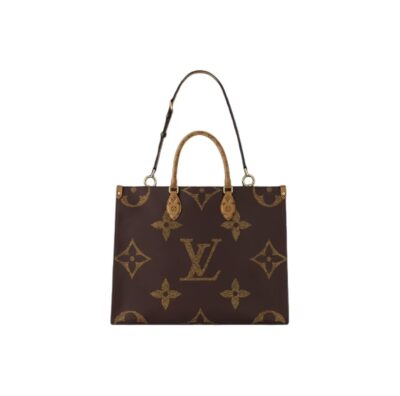 Louis Vuitton OnTheGo Voyage Giant Monogram Tote Brown