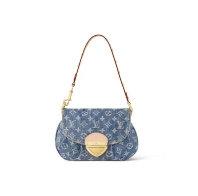 LOUIS VUITTON Sunset Denim Underarm Bag