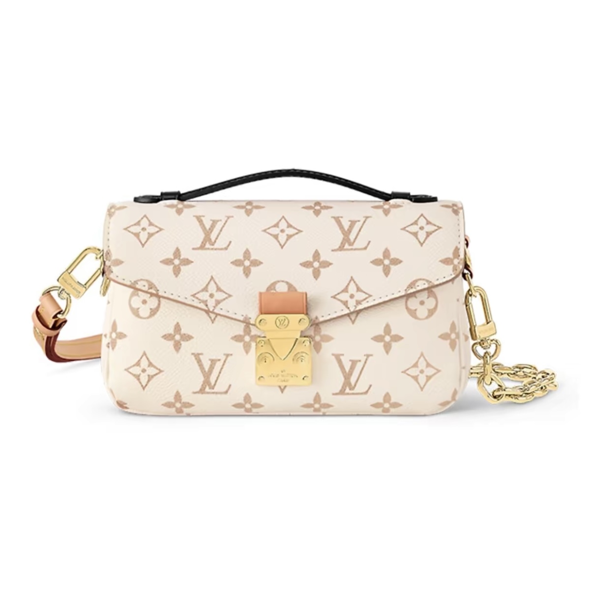 Louis Vuitton Pochette Métis East West Monogram Dune Canvas Bag - Beige Dune