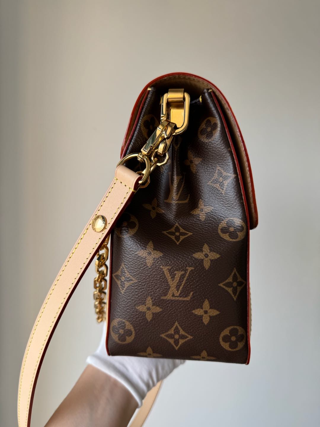 LOUIS VUITTON Dauphine Soft GM Monogram Canvas Bag - Image 6