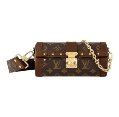 Louis Vuitton Papillon Trunk Monogram Canvas Shoulder Bag - Brown