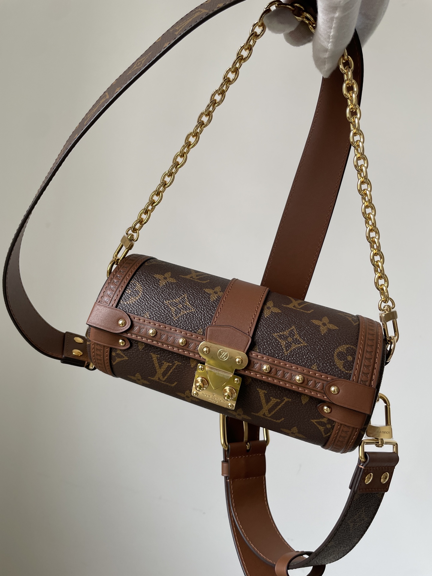 Louis Vuitton Papillon Trunk Monogram Canvas Shoulder Bag - Brown - Image 2